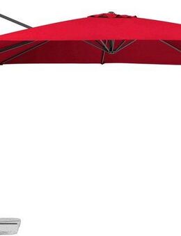 Schneider Schirme Ampelschirm Rhodos Junior, LxB: 270x270 cm, rot, quadratisch, ohne Wegeplatten