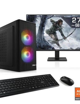 CSL Spectrum V25238 PC-Komplettsystem (27", AMD Ryzen 7 8700F, GeForce RTX 3050, 32 GB RAM, 1000 GB SSD)