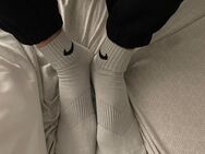 getragene Nike Sneaker Socken in weiß ;) Male 44 - Paderborn