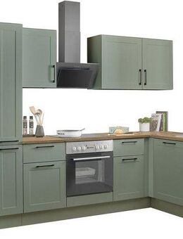 BASIC by Balculina Winkelküche Marsi, Stellmaße 310x175 cm, wahlweise mit E-Geräten, mit Soft-Close-Funktion