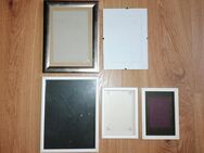 5 Vintage Bilderrahmen Bilderrahmenset Holz Weiß Silber 9x13 13x18 15x20 - Schwalmtal (Nordrhein-Westfalen)
