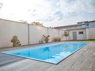 PP Skimmerpool 350x800x150 cm PPline Silber Basic - Alzenau