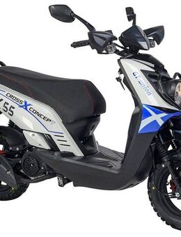 GT UNION Motorroller PX55 Cross Conzept 125, 124,6 ccm, 85 km/h, Euro 5, Luftgekühlter Motor