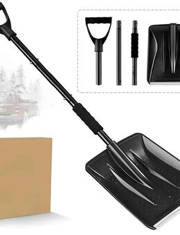 3-Teilige Tragbare Teleskop-Schneeschaufel – Der Praktische Winterhelfer für Unterwegs Set43521 - Ingolstadt