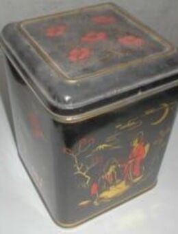 Blechdose Teedose Klappdeckel Alt Motiv China Japan 1930 - Bottrop