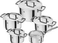 Zwilling Topf-Set Bellasera, Edelstahl 18/10 (Set, 5-tlg), 18/10 Edelstahl, Rostfrei, 5-tlg. Induktion, Silberfarben