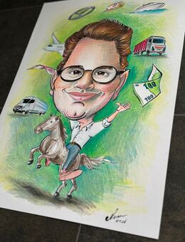 Karikatur als Geschenk Weihnachten I Geburtstag - Dresden