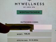 MyWellness Gutschein im Wert von 108€ für eine Buchung verwendbar - Lübbecke