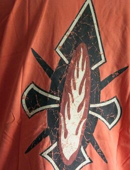 Shirt T-Shirt Fanatic orange Surfen Siebdruck Größe M 90er! - Bremen