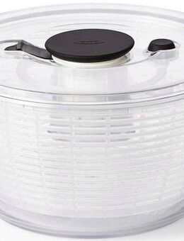 OXO Good Grips Salatschleuder, mit Sieb, Deckel, zum Waschen und Trocknen von Salat und Kräutern