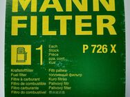 MANN-FILTER - Kraftstofffilter P 726 x mit Dichtung für NISSAN, OPEL, RENAULT - Kaiserslautern