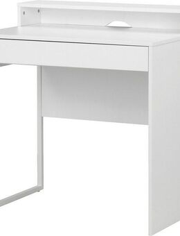 Places of Style Schreibtisch Moid, Computertisch in modernem Design, Breite 80 cm, mit Schublade, Kabeldurchlass & Metallkufe