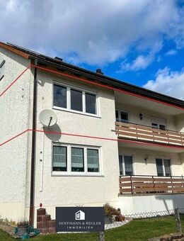 Helle 4-Zimmer-Wohnung mit Südbalkon, Garage und Garten in Schnaittenbach - Schnaittenbach