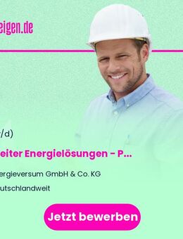 Bauleiter (m/w/d) Energielösungen - Photovoltaik - Frankfurt (Main) Westend-Süd