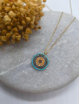 Gold Halskette 14K (585) mit Nazar-Design - Ahaus