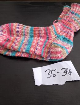 Verkaufe selbstgestrickte Wollsocken. Größe 35 / 36 - Rastatt