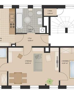 schicke 3 Raum Wohnung Großröhrsdorf nähe Gymnasium - Großröhrsdorf