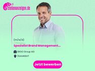 Spezialist Brand Management (m/w/d) - Düsseldorf