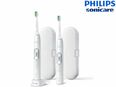 *TAGESPREIS* Philips Sonicare ProtectiveClean 6100 Elektrische Zahnbürste HX6877/34, mit Schalltechnologie, Andruckkontrolle, Doppelpack, weiß in 42105