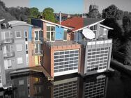 Penthouse mit Einliegerwohnung, Bootsgarage und zwei Dachterrassen - Weener