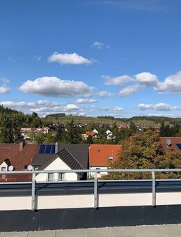 Neuwertige 3 Zimmer Maisonettewohnung mit toller Aussicht - frei ab 1. 12.2025 - Münsingen