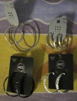 Neue Ohrringe (Creolen, Hänger) + Swarovski-Stecker - München