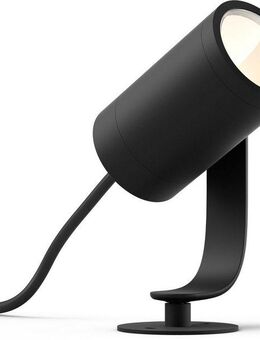 Philips Hue LED Gartenstrahler Lily, Dimmfunktion, Farbsteuerung, Farbwechsel, Leuchtdauer einstellbar, Smart Home, mehrere Helligkeitsstufen, LED fest integriert, Kaltweiß, Neutralweiß, Tageslichtweiß, Warmweiß, Erweiterung (ohne Netzteil) - Base Kit...