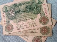 50 Mark Reichsbanknoten von Jahr 1910 - Gummersbach