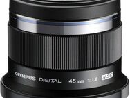 Olympus M.ZUIKO DIGITAL 45 mm Festbrennweiteobjektiv, (passend für Olympus & OM SYSTEM MFT Kameras)