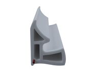 DIWARO Türdichtung SZ041 für Stahlzargen | Dichtung 5 lfm | Farben: weiß, grau, beige | senkrechte Nut | Fachhandelsware, hergestellt in Deutschland - Moers