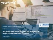 Assistent des Beauftragten für integrierte Managementsysteme (m/w/d) - Augsburg