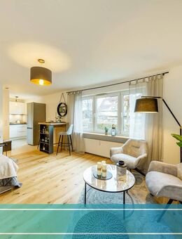 Zum Sofortbezug: Renoviertes 1-Zimmer Apartment mit neuer Küche im Herzen von Riem - München