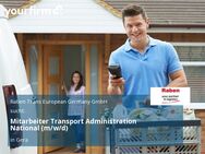 Mitarbeiter Transport Administration National (m/w/d) - Gera