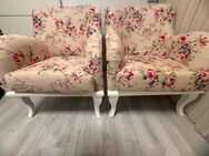 2x Vintage Sessel mit Blumenmuster – Elegant & Bequem - Sankt Ingbert