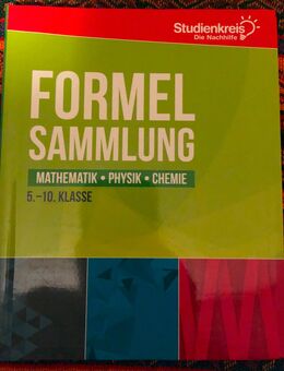 Formelsammlung 5. - 10. Klasse, Stabiler Einband - neuwertiger Zustand - Baunatal