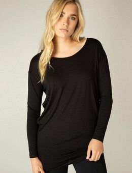 Base Level Langarmshirt Yolanda Weiter Schnitt mir formgebendem Einsatz in der Hüfte