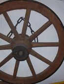 Wagenrad zum Aufhängen in 59597