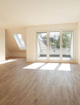 *Ein Zuhause zum Verlieben - Stilvolle 4,5-Zimmer-Dach-Maisonette mit Sonnenloggia zum Erstbezug* - München