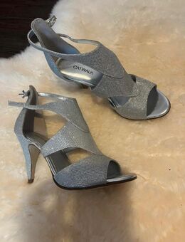 Catwalk Glitzer- Silber Absatzschuhe Gr.37 - Oebisfelde-Weferlingen Bösdorf