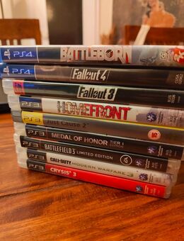 PS3/PS4 Spiele Playstation Fallout Medal of Honor Battlefield Call of duty Crysis Homefront Battleborn - Solingen (Klingenstadt)