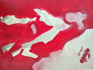 Abstrakte Acrylmalerei auf Leinwand - Laatzen