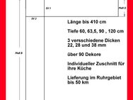 Sonderpreis, Arbeitsplatte JK 372, L-Küche, über 90 Dekore, individuell auf Maß - Oberhausen