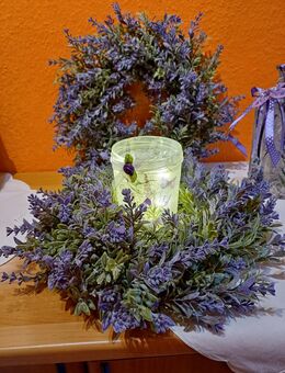 künstlicher Lavendel Kranz Lavendelkranz Ø 30 cm Lila - Rheinbach