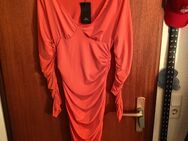 Shein Langarm Schlauch Stretch Kleid Gr. 38 Orange NEU - Seesen