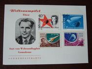 Sonderpostkarte "Weltraumpilot Titow" 1961 - Krefeld