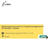 Werkstudent (m/w/d) im Projektmanagement bis zu 20 Stunden / Woche - Neuss