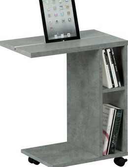 Stolkom Sp.z.o.o. Couchtisch Latino, rollbar, Beistelltisch in weiß oder Beton Dekor