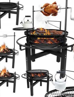 %NEUHEIT% Feurschale trifft Grill komplett XXXL Starter Set mit Zubehör 5 in 1 Outdoor BBQ Set253232 - Wuppertal