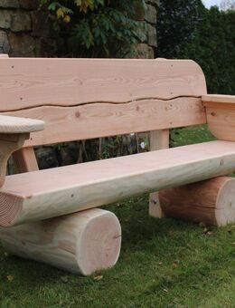 Gartenbank aus Lärche. Holzbank. Kronngartmöbel. - Steyerberg