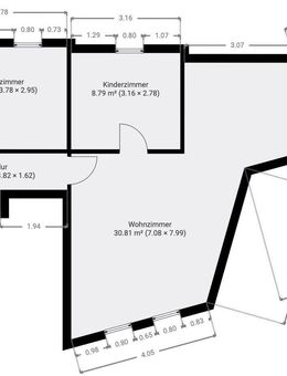 Frische 3-Raumwohnung mit neuem Bad - Zwickau
